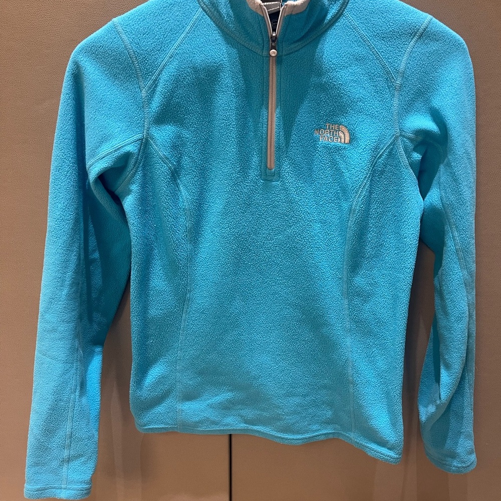 The North Face Turquoise Fleece Pullover